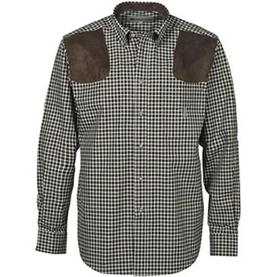 Chemise percussion® sologne vert marron