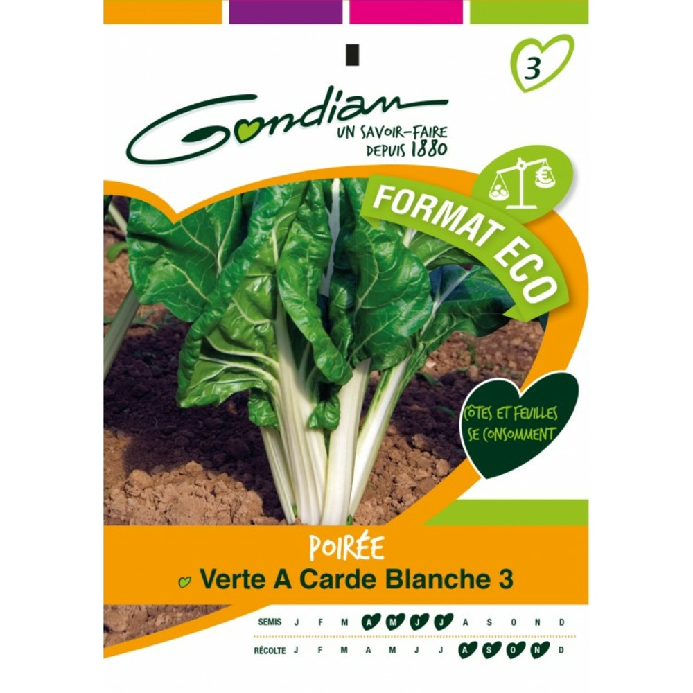 Poirée verte a carde blanche 3 format eco