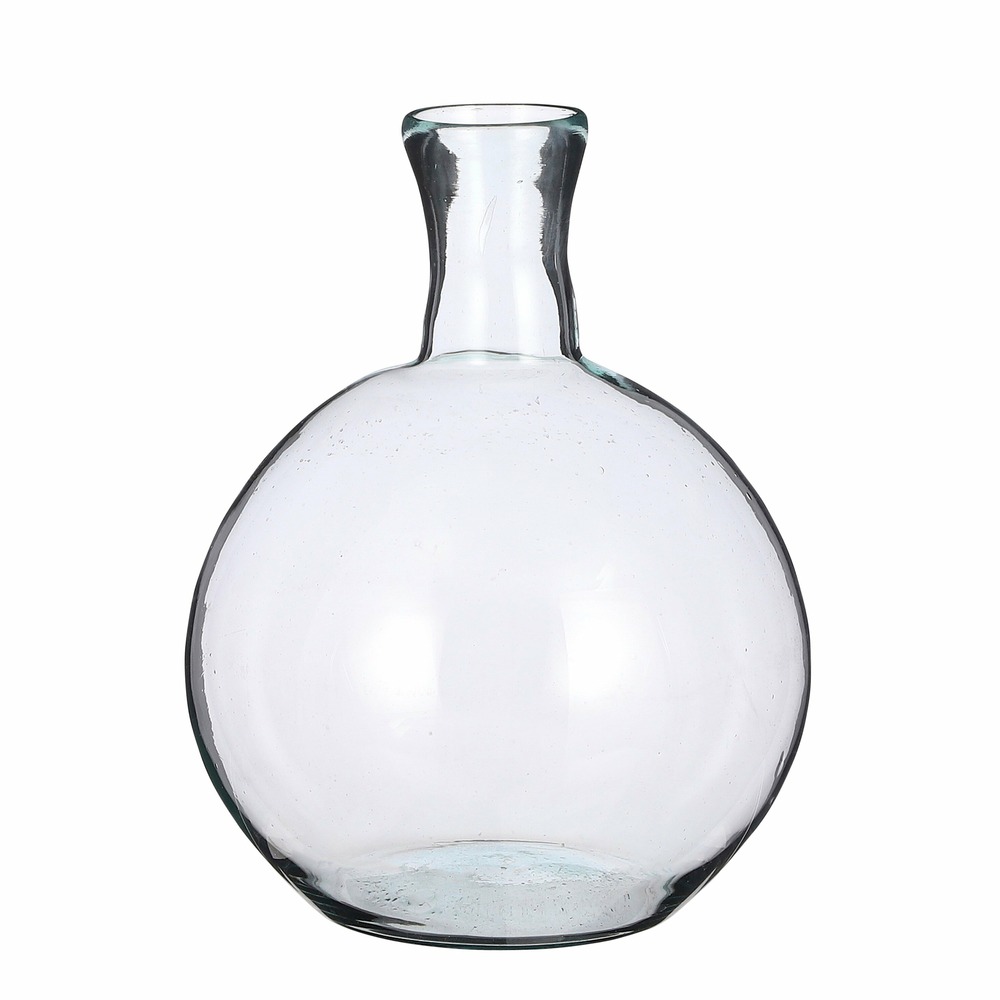 Mica decorations lilou vase bouteille en verre recyclé - h31 x ø22 cm