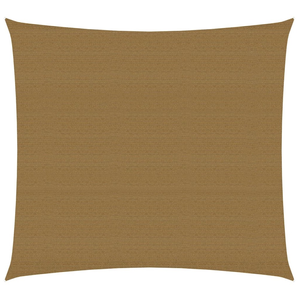 Voile d'ombrage 160 g/m² taupe 2 x 2 m pehd