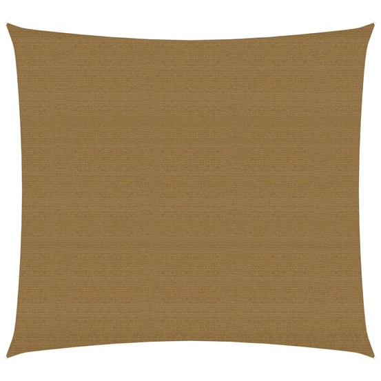 Voile d'ombrage 160 g/m² taupe 2 x 2 m pehd