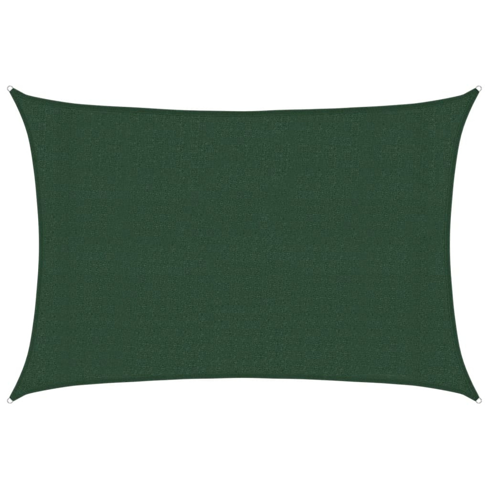 Voile d'ombrage 160 g/m² vert foncé 3x5 m pehd