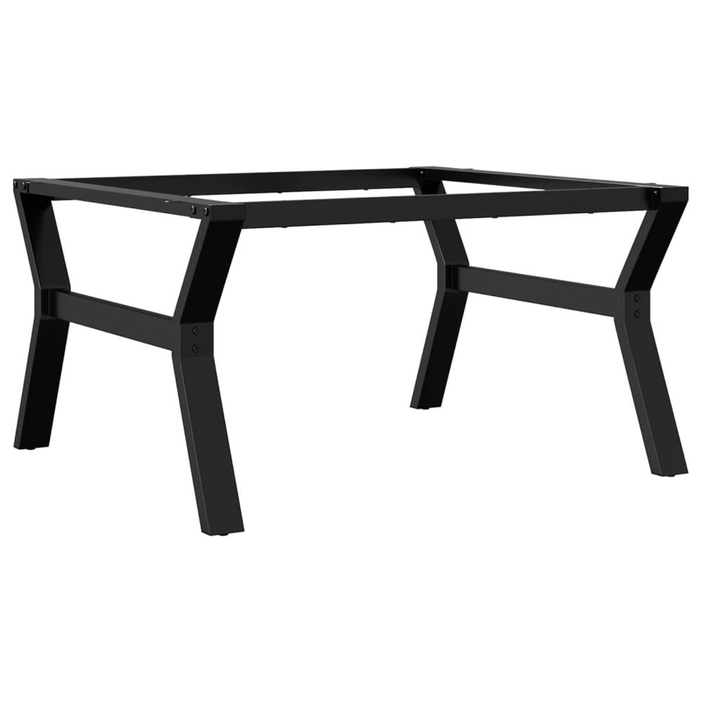 Pieds de table basse cadre en y 80x70x43 cm acier