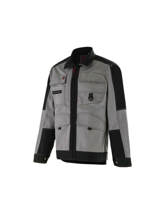 Blouson shear kaki/gris fonce t0