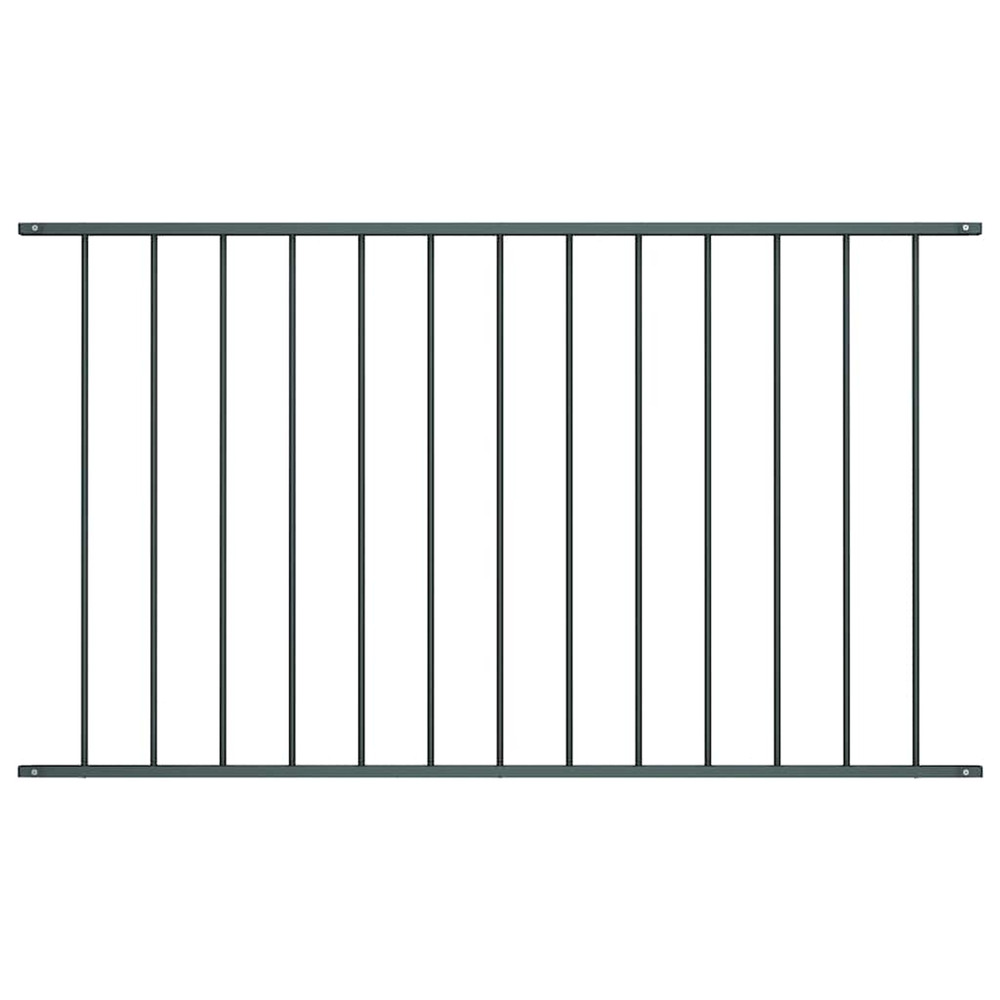 Panneau de clôture woerden en acier thermolaqué 1,7 x 0,75 m anthracite