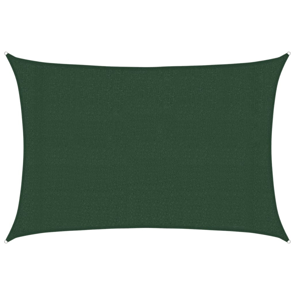 Voile d'ombrage 160 g/m² vert foncé 3x4,5 m pehd