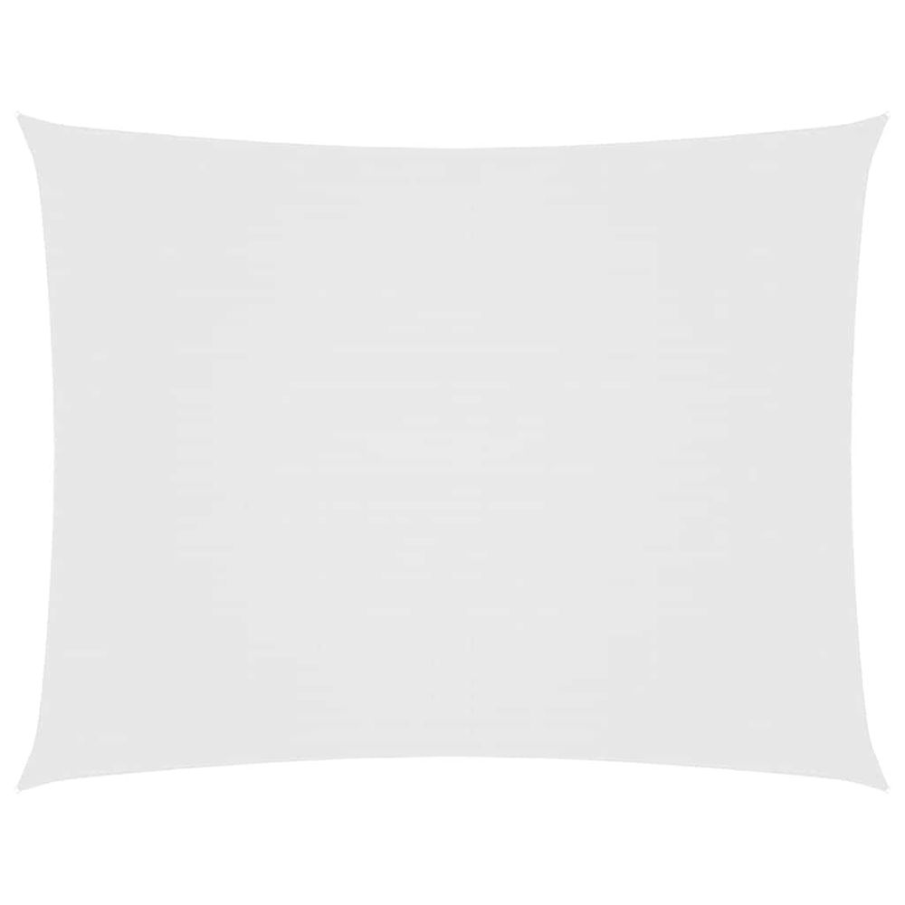 Voile de parasol tissu oxford rectangulaire 2x3 m blanc