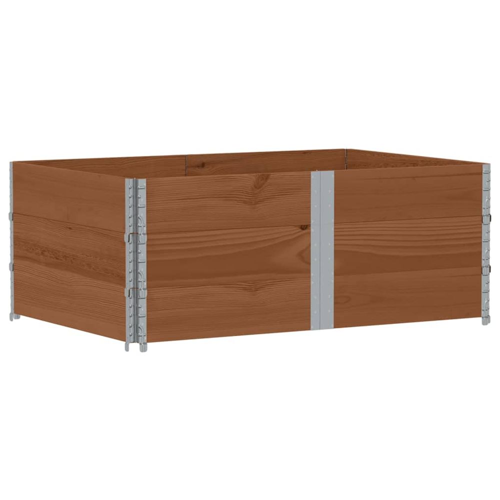 Jardinière d'extérieur marron 150x100 cm bois massif de pin