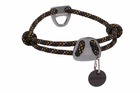 Collier discret de corde réfléchissant knot-a-collar™. Couleur: obsidian black (noir), taille: m (36-51cm)