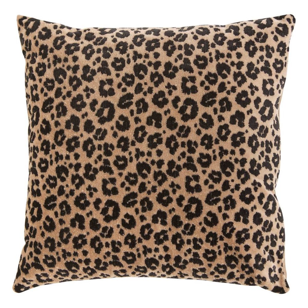 Coussin lynra noir 40x40cm