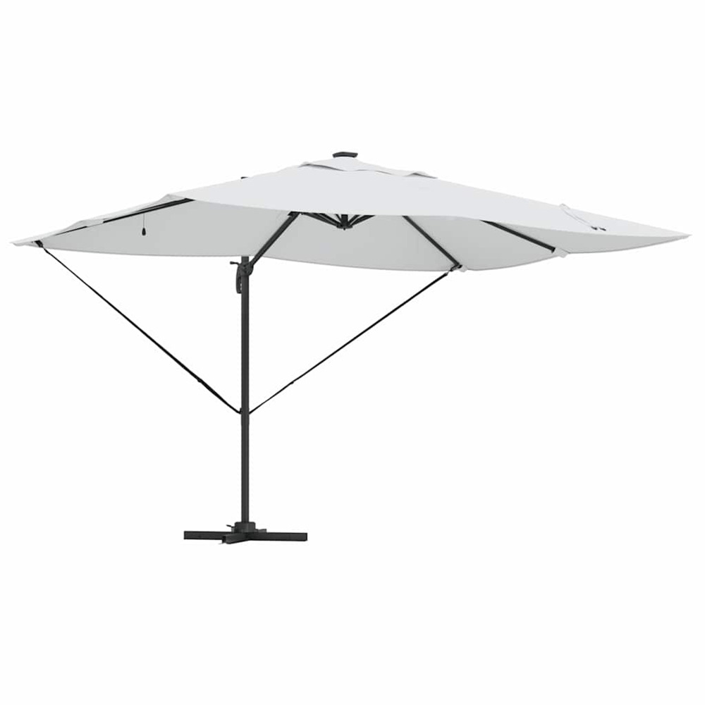 Parasol sable 352 x 251 x 265 cm polyester et aluminium