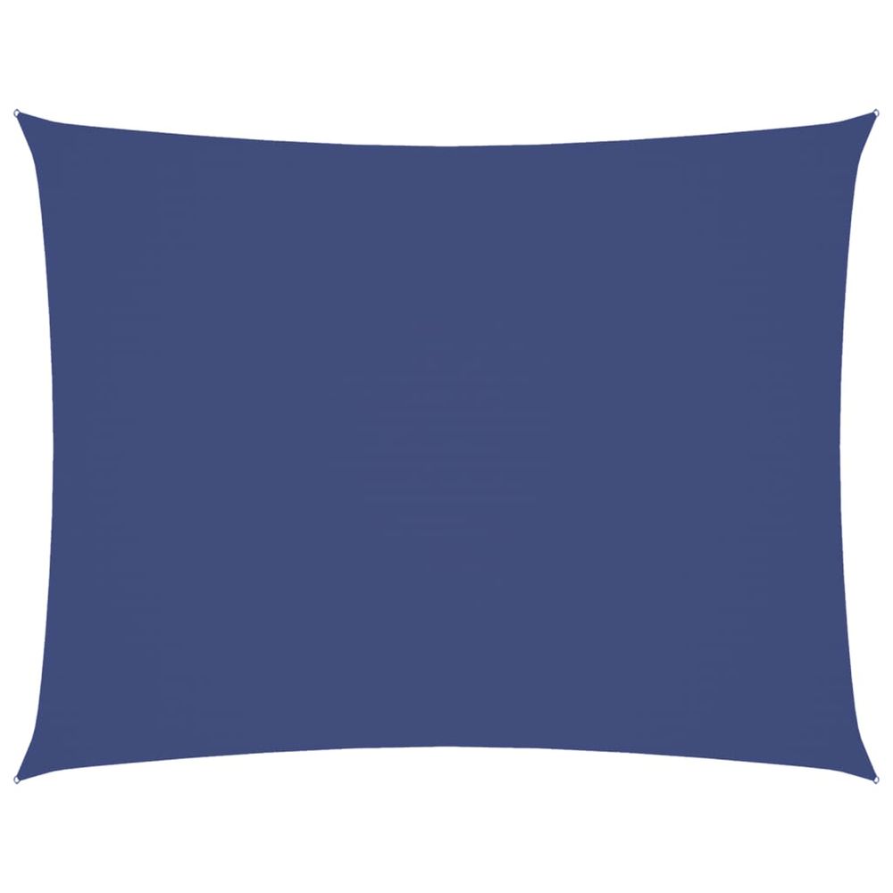 Voile de parasol tissu oxford rectangulaire 2,5x4 m bleu