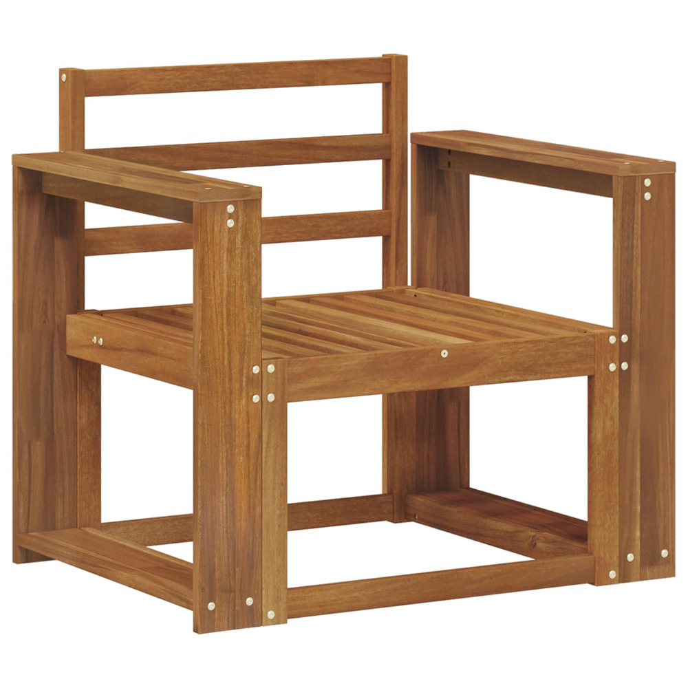 Ensemble de canapés d'extérieur bois d'acacia massif naturel