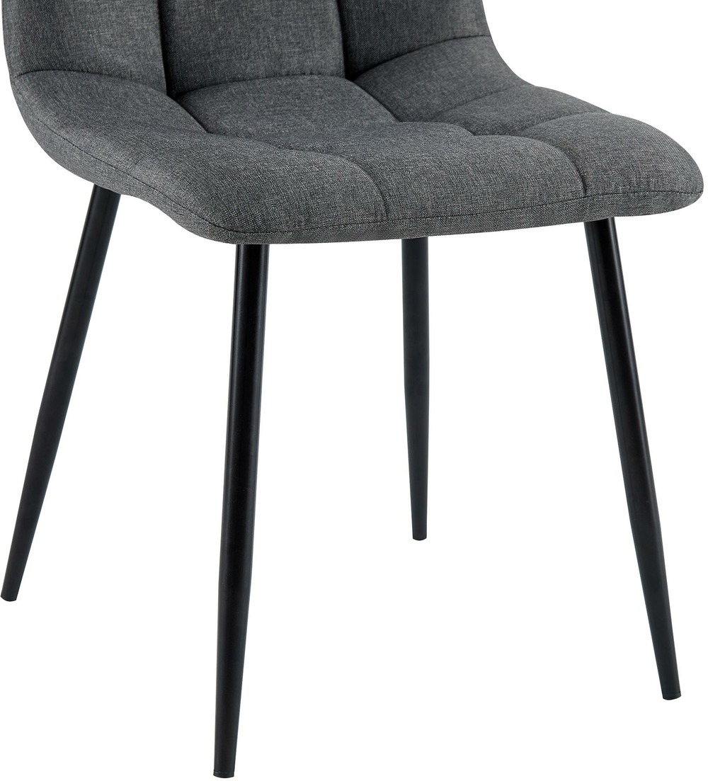 Chaise de salle à manger tissu antibes