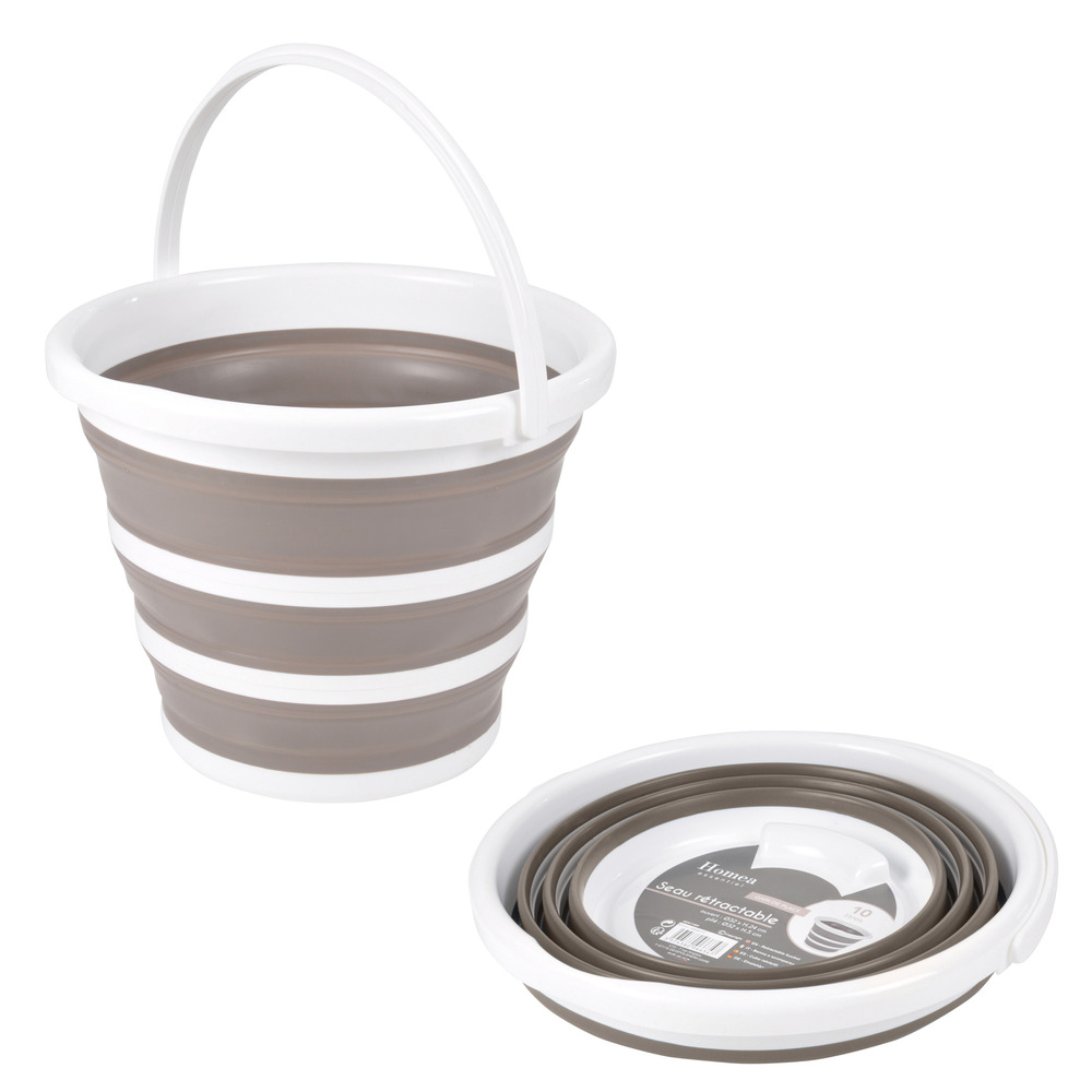 Seau retractable 10l