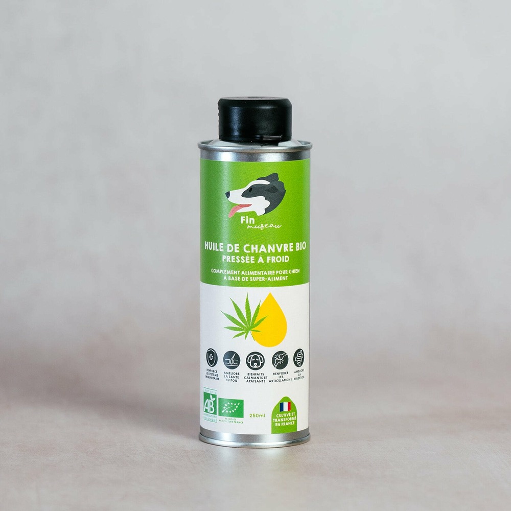 Huile de chanvre pour chien