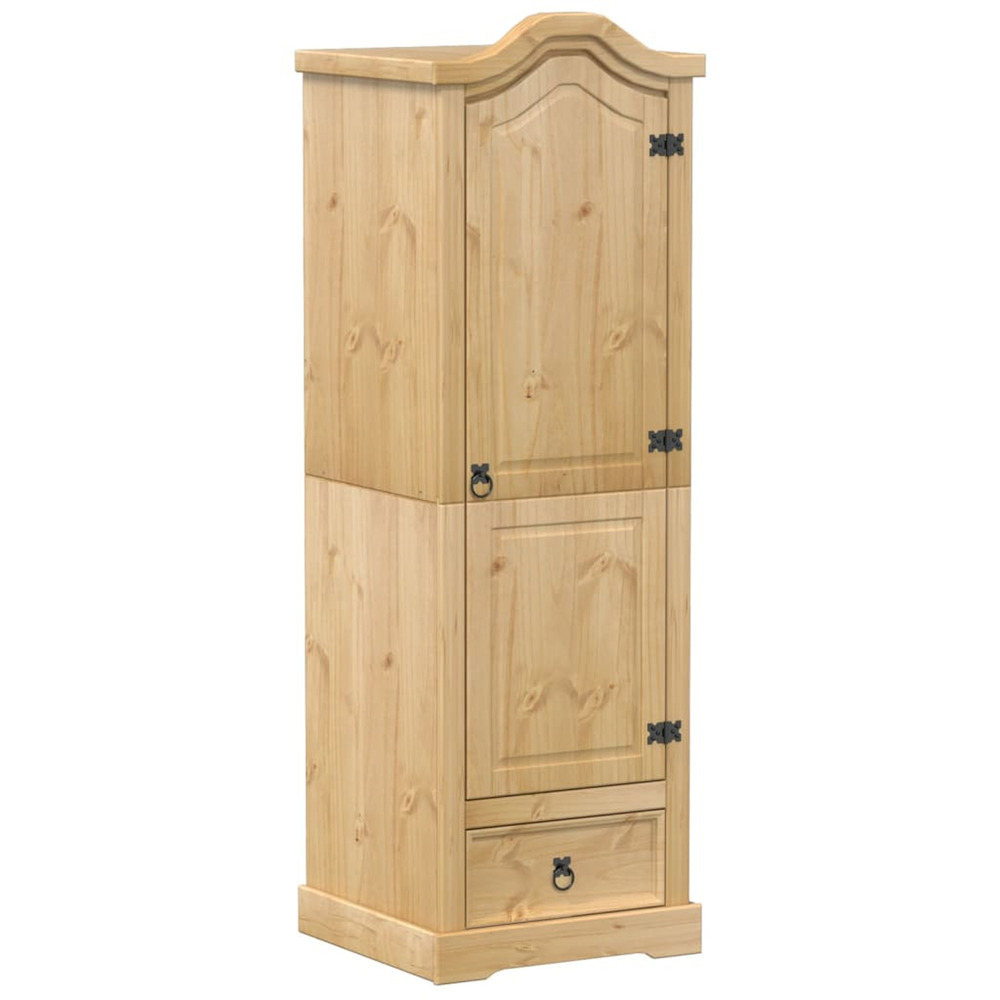 Garde-robe corona 55x52x170 cm bois de pin massif