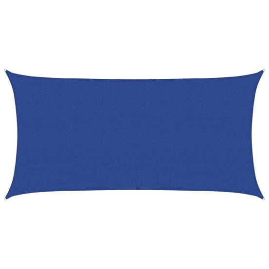 Voile d'ombrage 160 g/m² bleu 2x3,5 m pehd