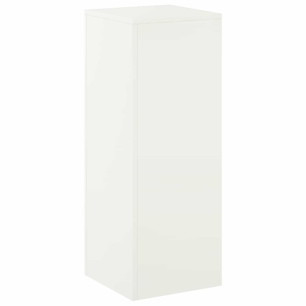 Support de plante blanc 30 x 30 x 80 cm acier