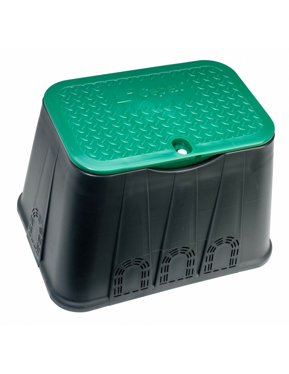 Regard d'arrosage rectangulaire - polypropylene 59,5 x 42,5 x 30,5