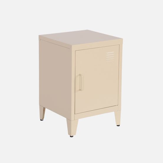 Table de chevet industrielle métal 1 porte pour chambre enfant