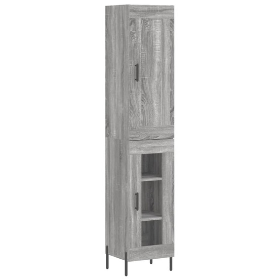 Buffet bahut commode armoire meuble de rangement organisateur cuisine salle de séjour salon haut sonoma 34,5 x 34 x 180 cm bo