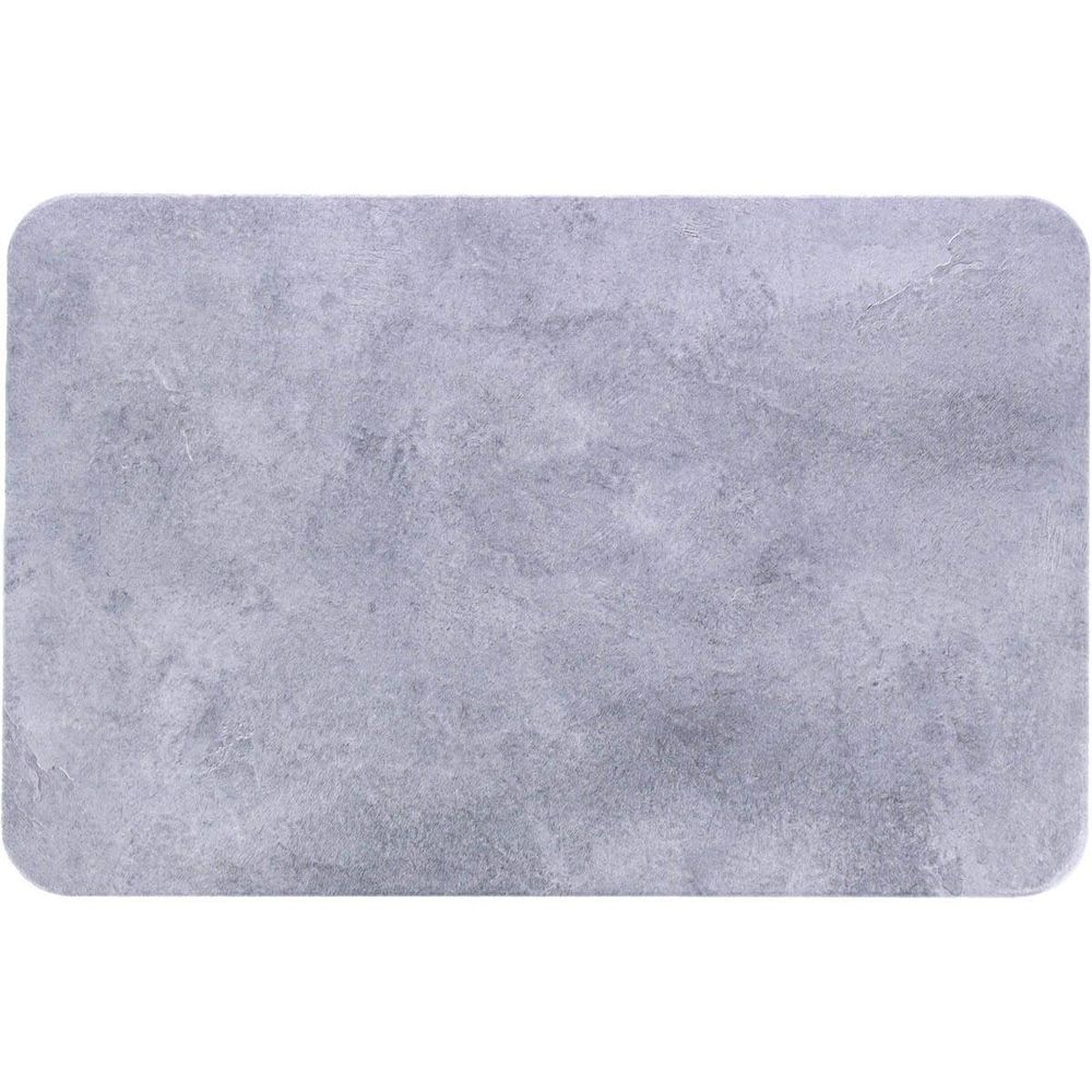 Tapis diatomite 39x60 cm - gris facon beton