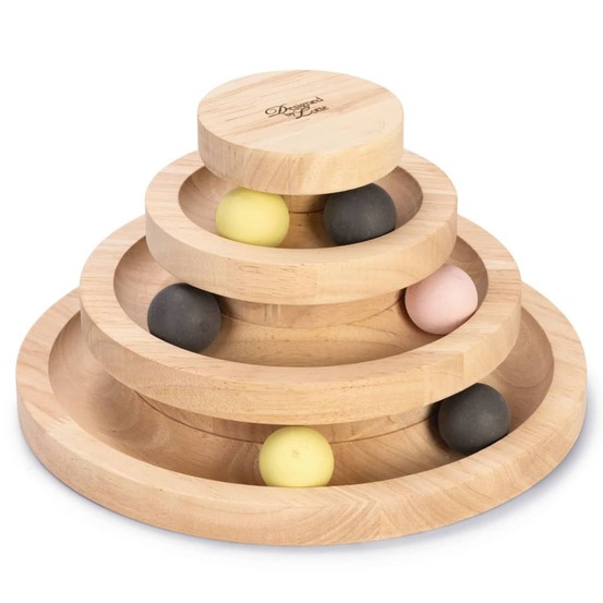 Tour de jeu pour chats mia 26x14,5 cm bois