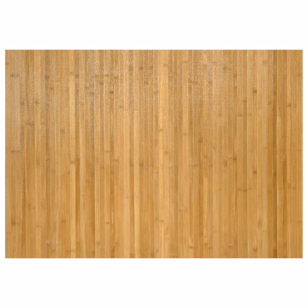 Tapis rectangulaire naturel 70x100 cm bambou