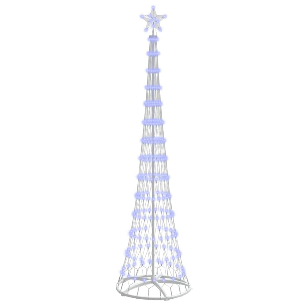 Arbre de noël led avec 290 led bleu 70 x 70 x 250 cm métal