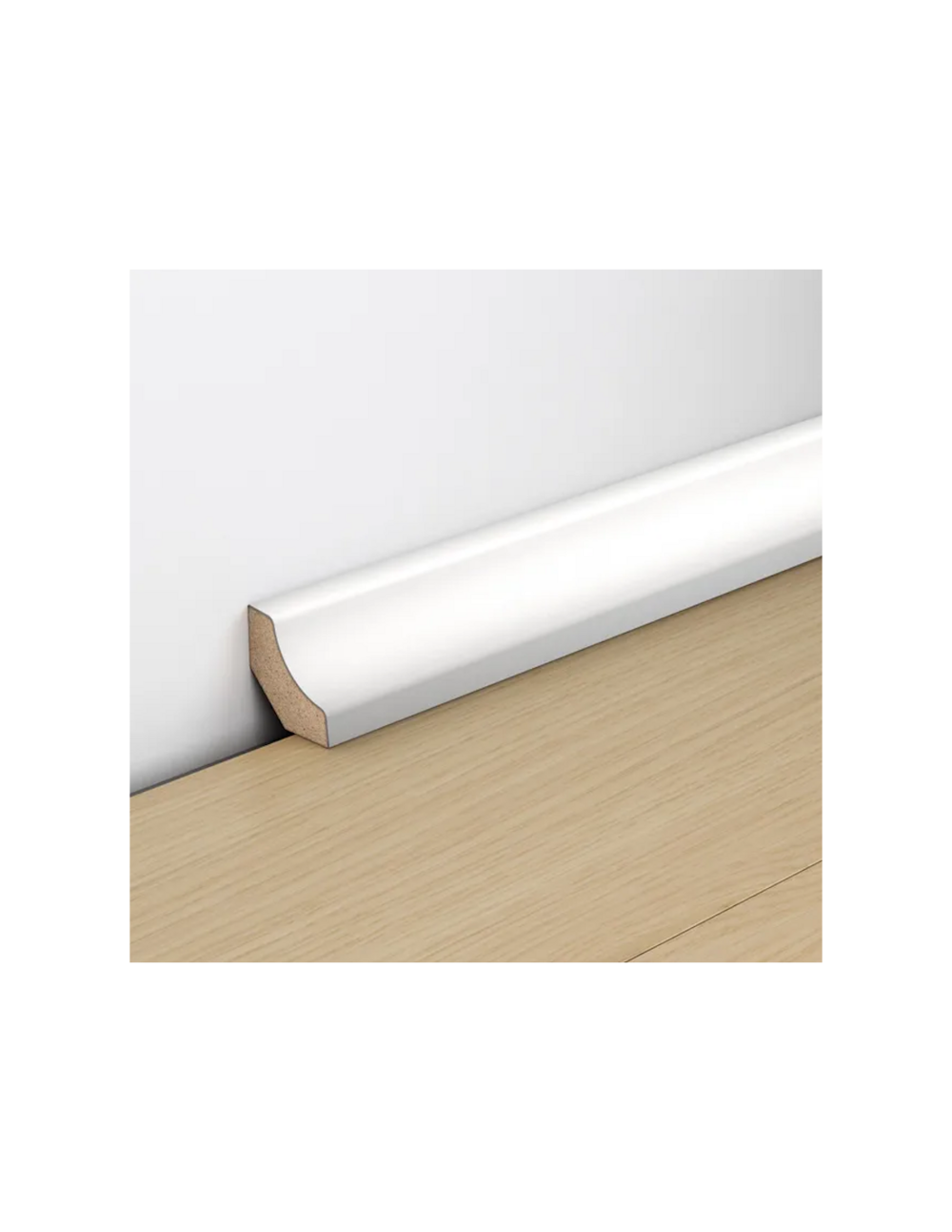 Contre-plinthe alsafloor blanc 16x16x2200mm - alsafloor