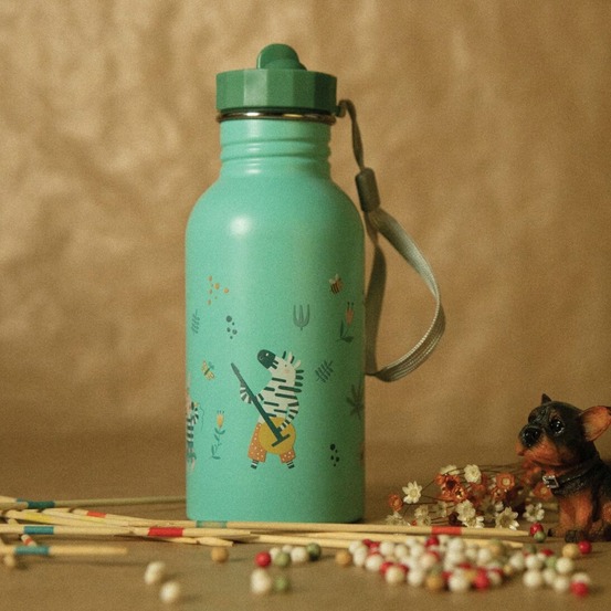 Gourde inox pour enfants - animaux rock