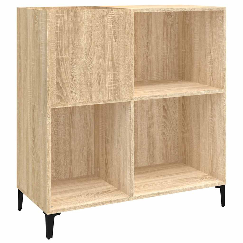 Armoire à disques chêne sonoma 84,5x38x89 cm bois d'ingénierie