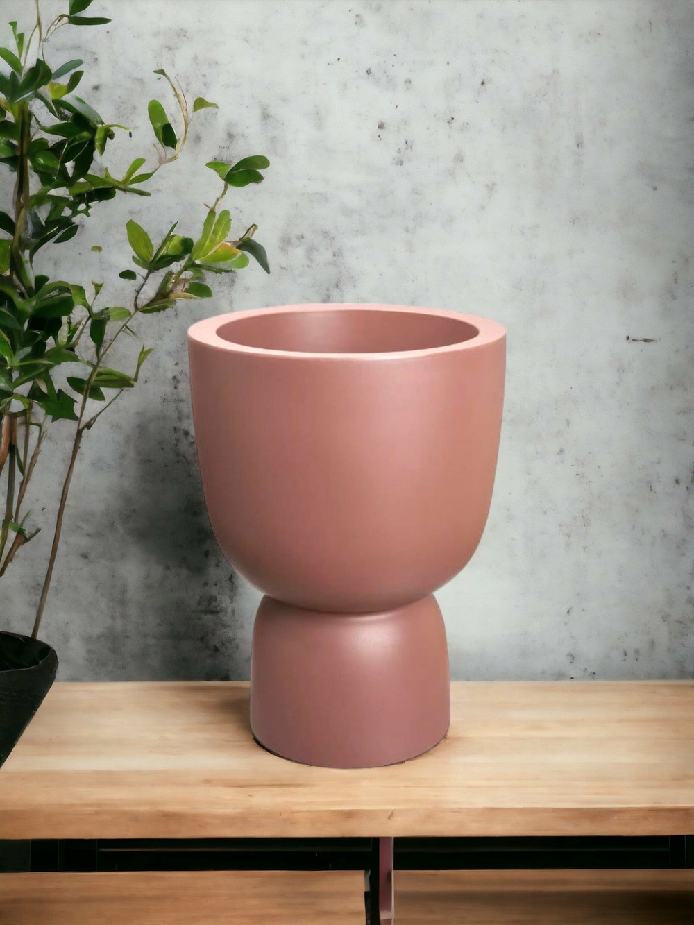 Cache-pot elho coupe rose - d41 x h58