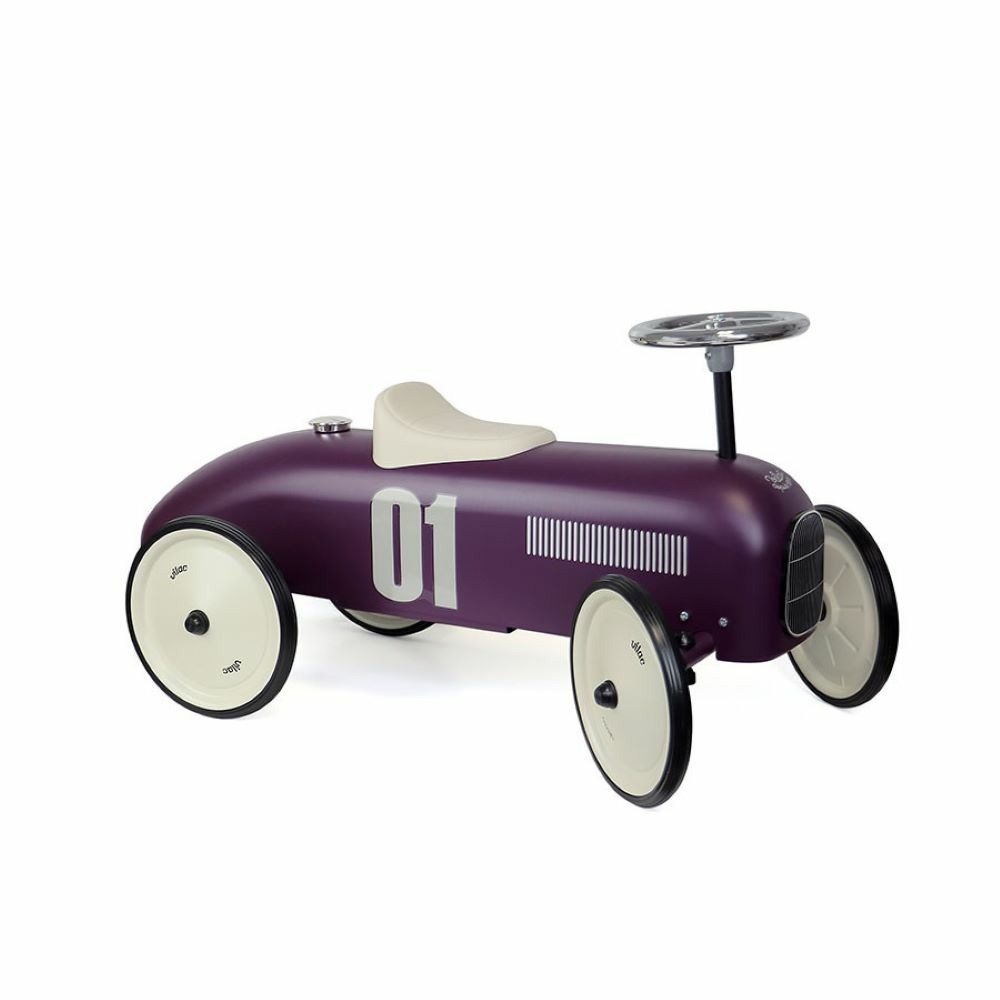 Porteur voiture vintage aubergine