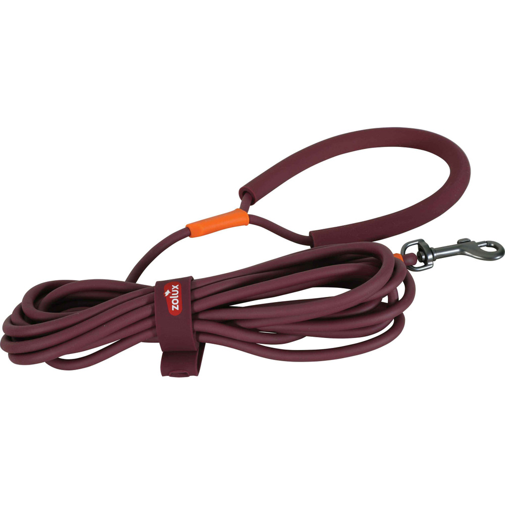 Longe ronde en silicone rouge bivouak 5 m