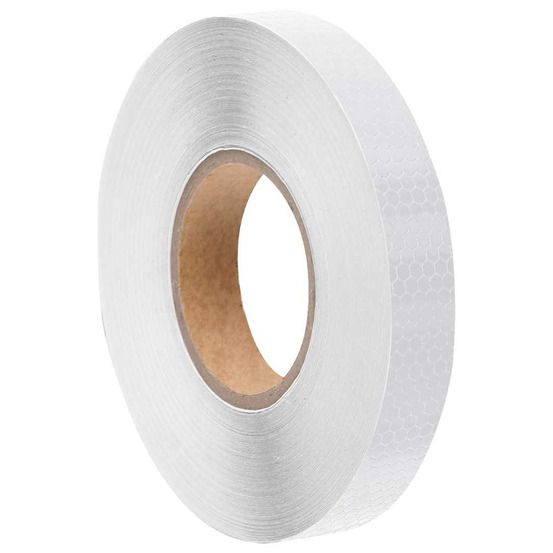 Bande réfléchissante blanc 2,5 cmx50 m pvc