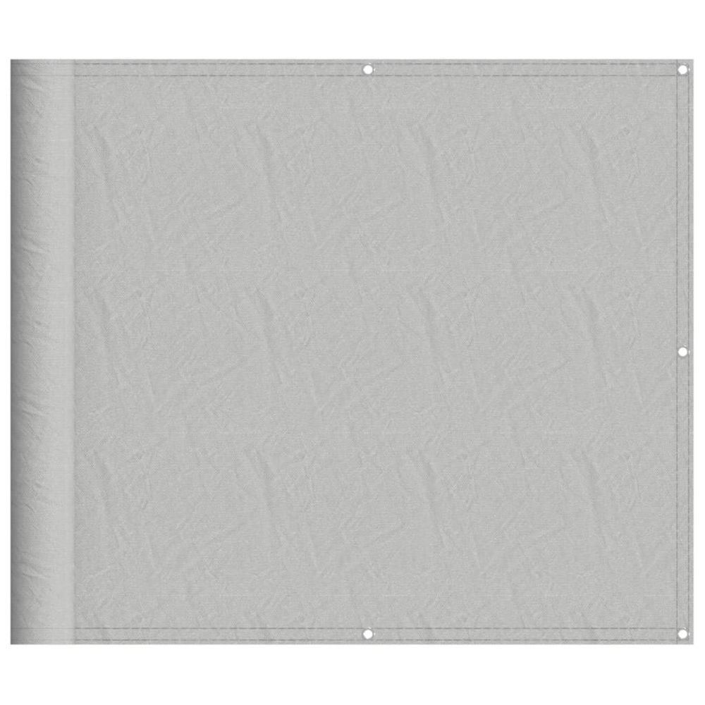 Écran de balcon gris clair 90x300 cm 100% polyester oxford