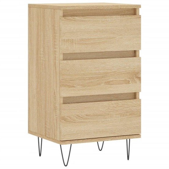 Buffet bahut commode armoire meuble de rangement organisateur cuisine salle de séjour salon sonoma 40 x 35 x 70 cm bois d'ing