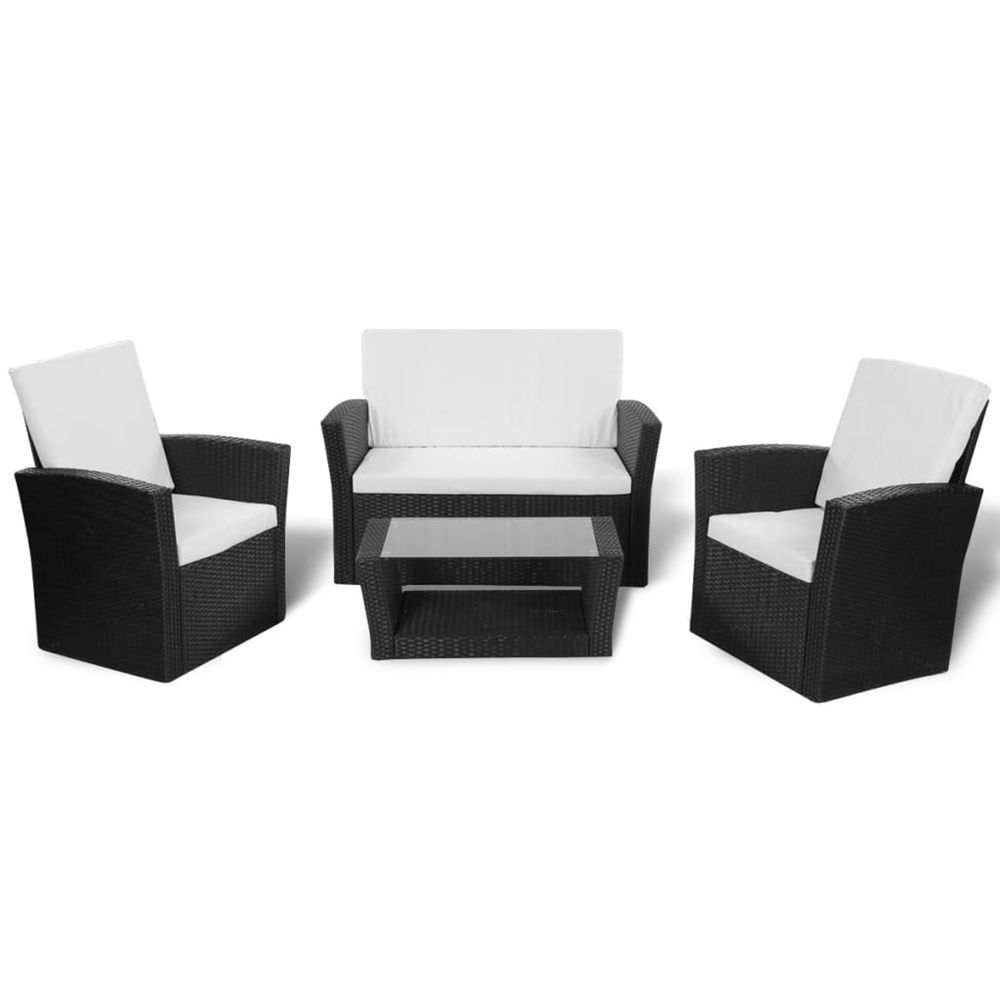 VIDAXL SALON DE JARDIN 4 14-(917461)