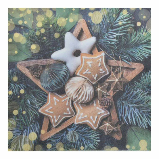 Lot de 20 serviettes en papier