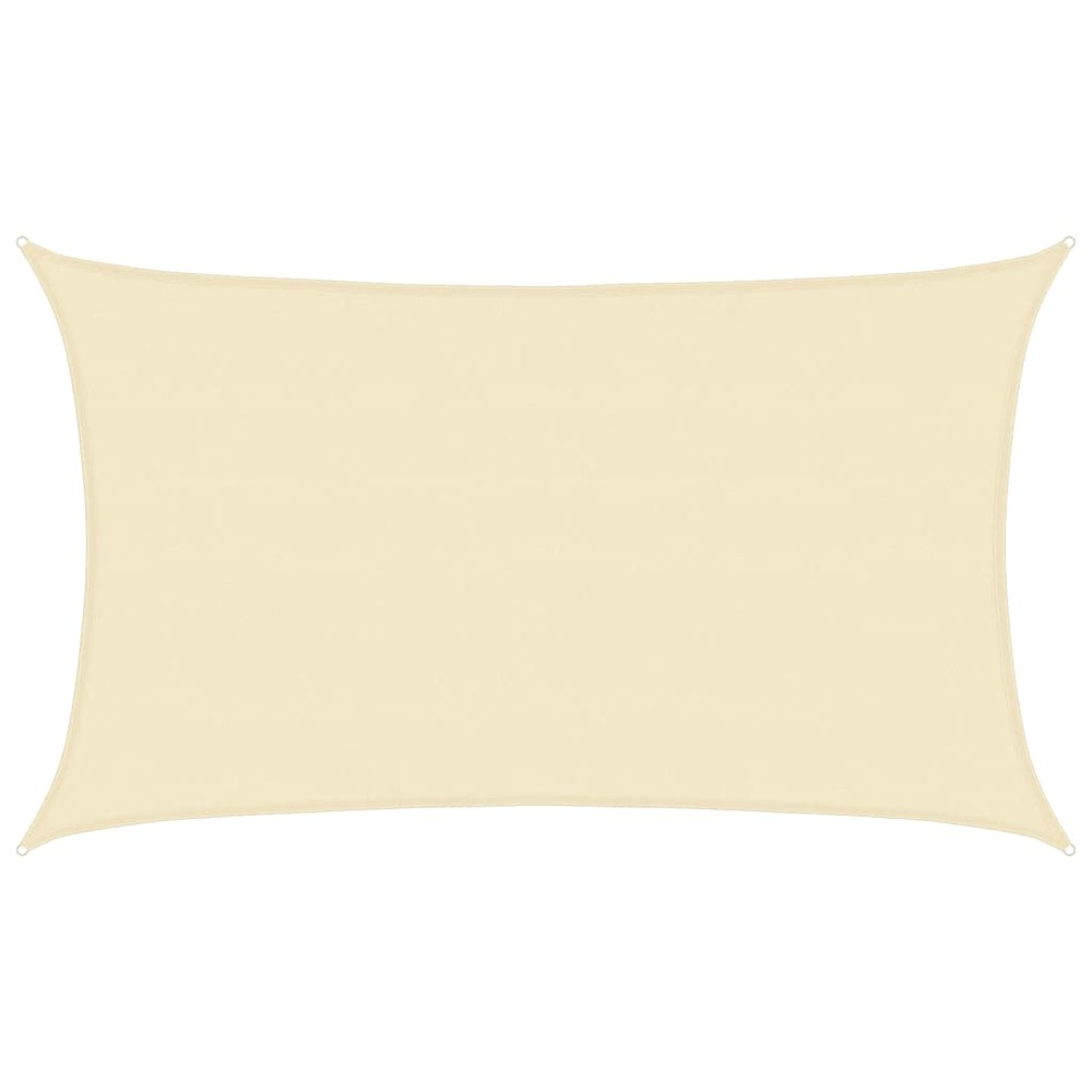 Voile d'ombrage 160 g/m² crème 5x8 m pehd