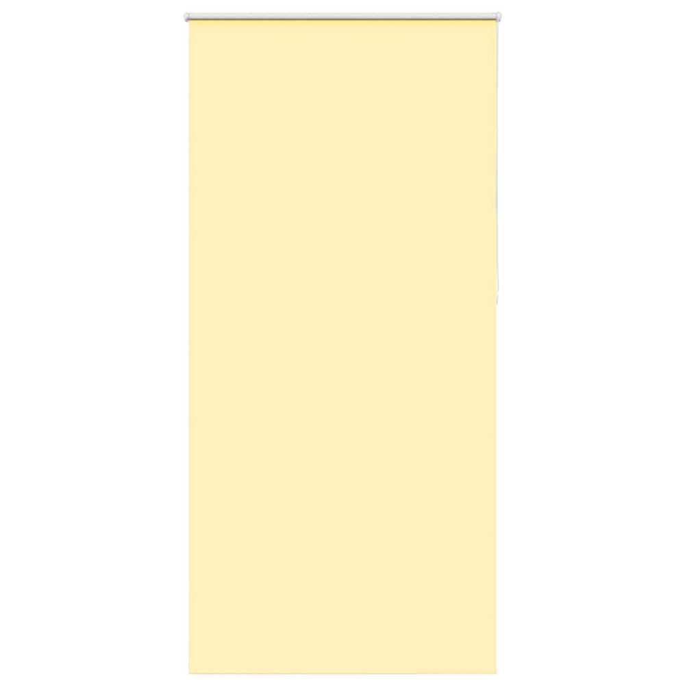 Store enrouleur occultant jaune largeur du tissu 95,7 cm