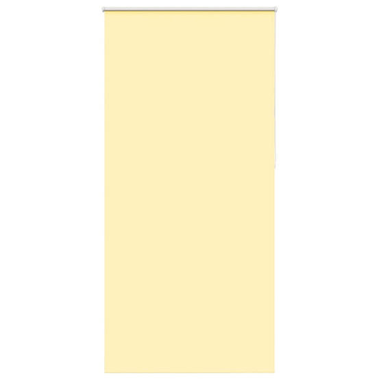 Store enrouleur occultant jaune largeur du tissu 95,7 cm