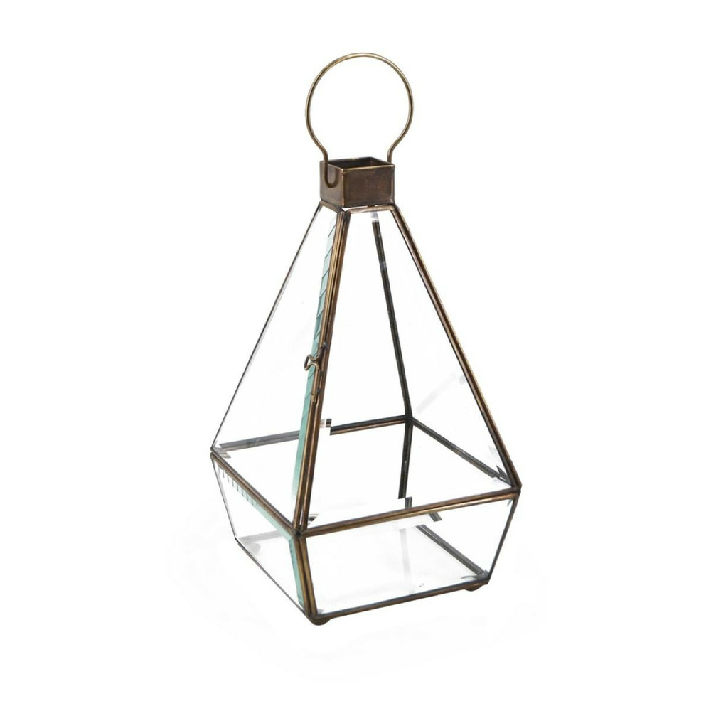 Lanterne bronze verre bronze - décoration d'autrefois