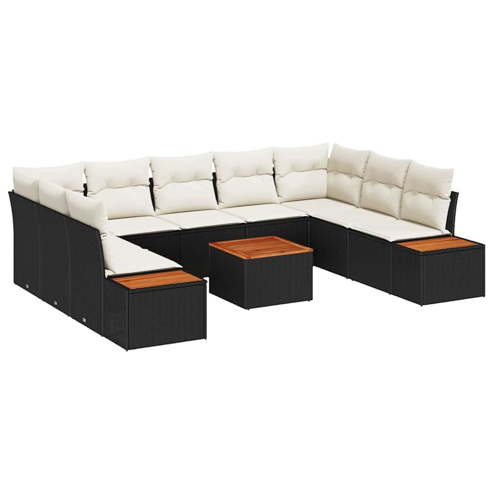 Ensemble de canapé de jardin 5 pc 9-nombre de places