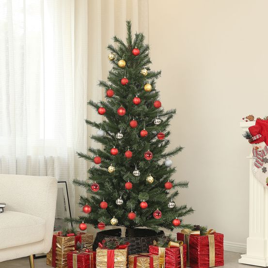 Sapin de noël artificiel en plastique vert 180 cm
