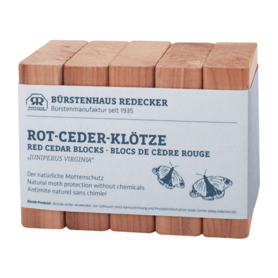 5 blocs de cèdre rouge - antimite naturel