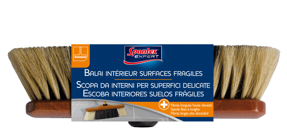 Balai intérieur surfaces fragiles spontex expert