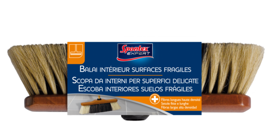 Balai intérieur surfaces fragiles spontex expert